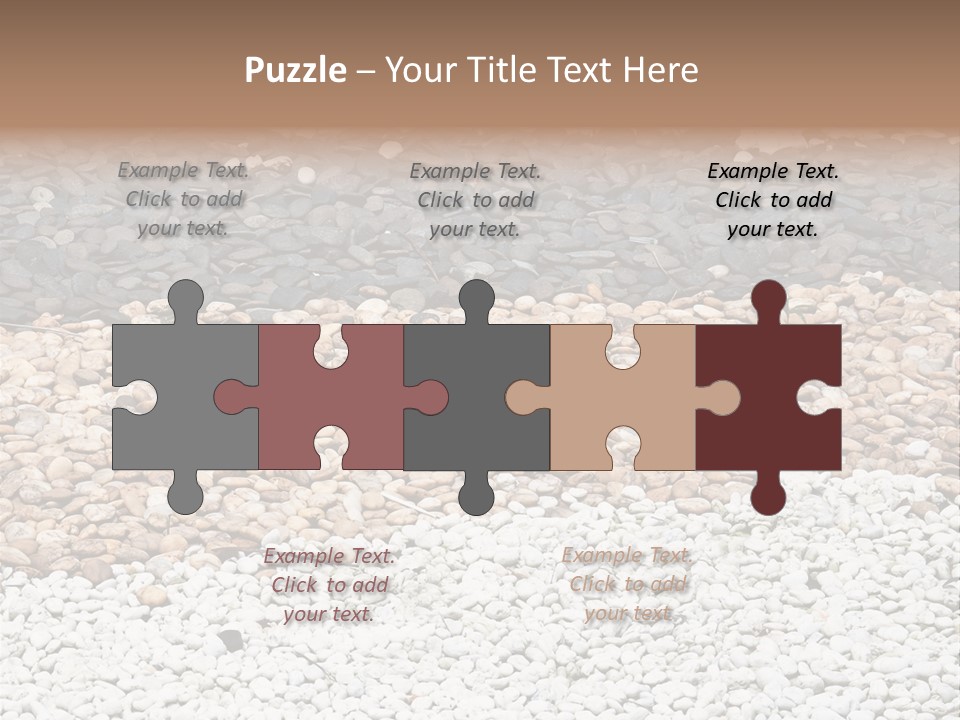 Mineral River Material PowerPoint Template