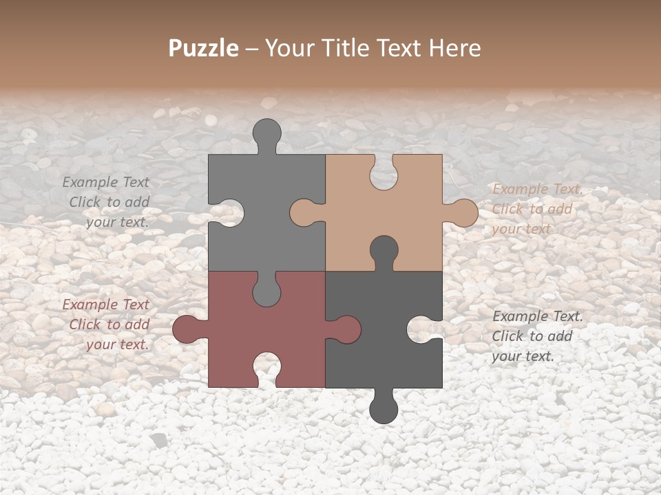 Mineral River Material PowerPoint Template