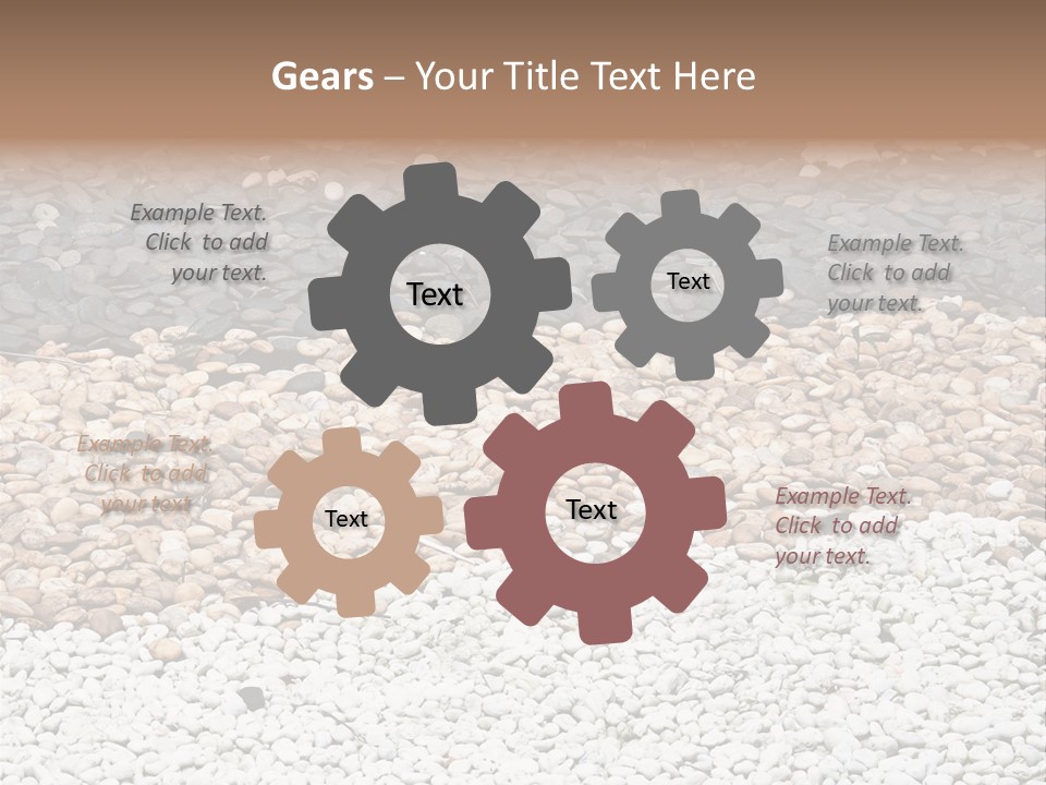 Mineral River Material PowerPoint Template
