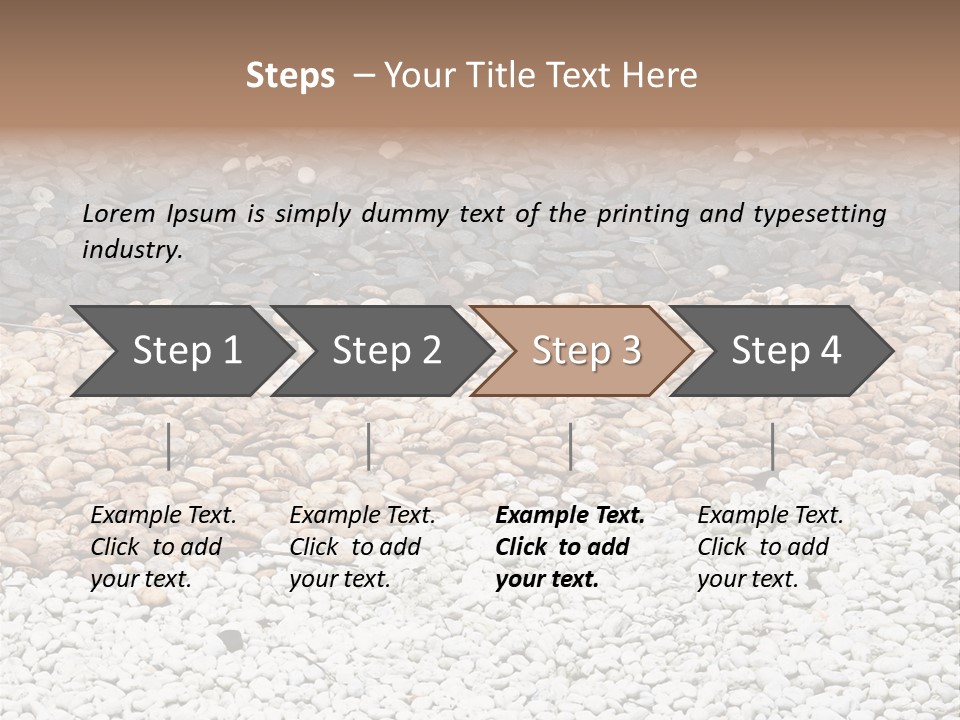 Mineral River Material PowerPoint Template