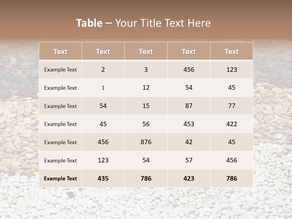 Mineral River Material PowerPoint Template
