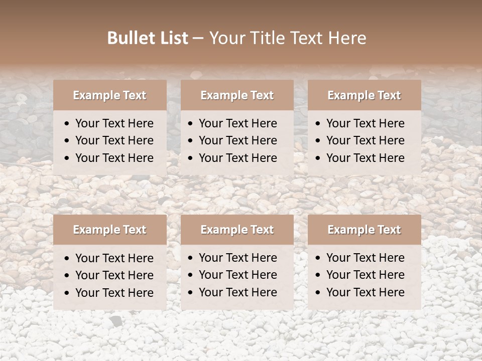 Mineral River Material PowerPoint Template