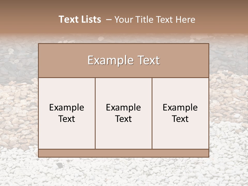 Mineral River Material PowerPoint Template