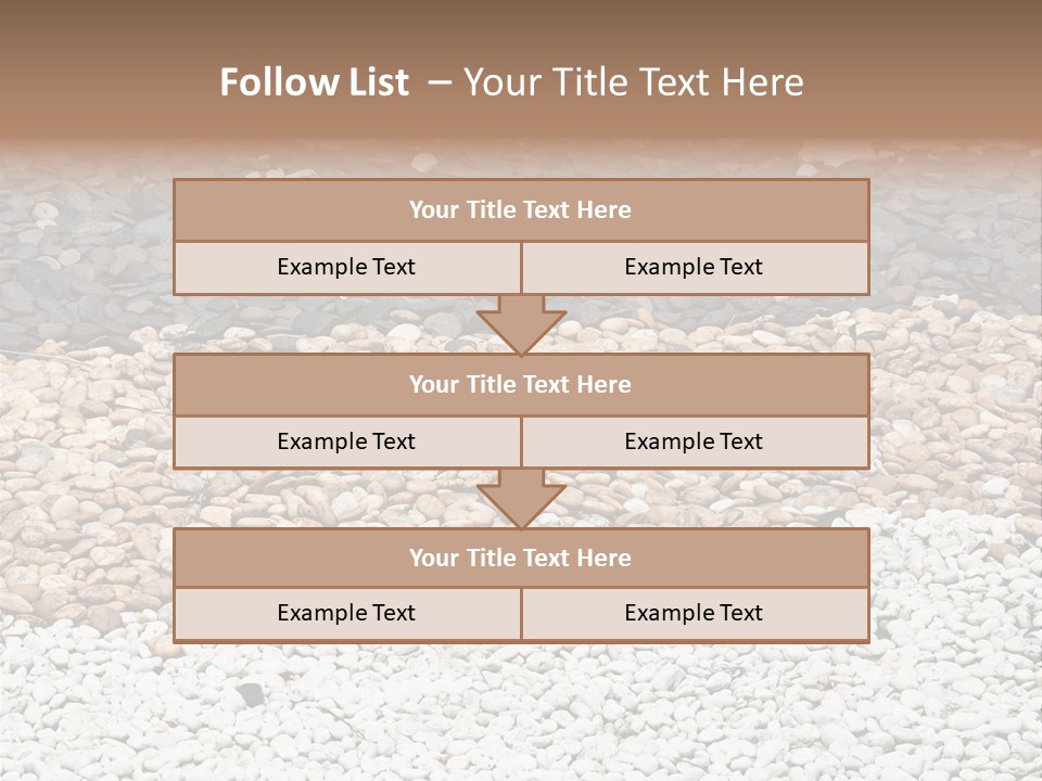 Mineral River Material PowerPoint Template