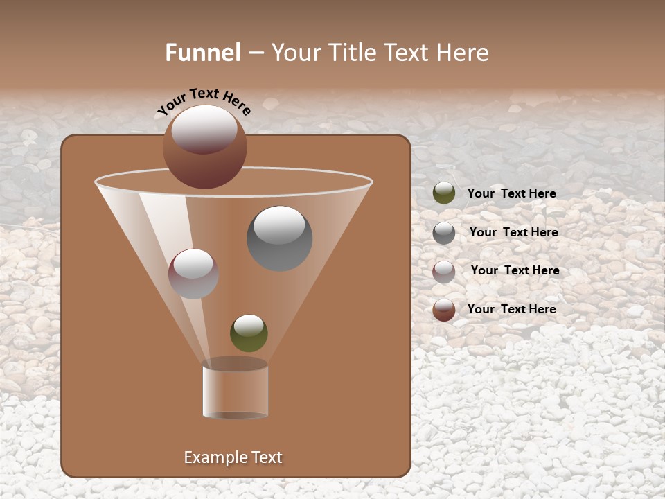 Mineral River Material PowerPoint Template