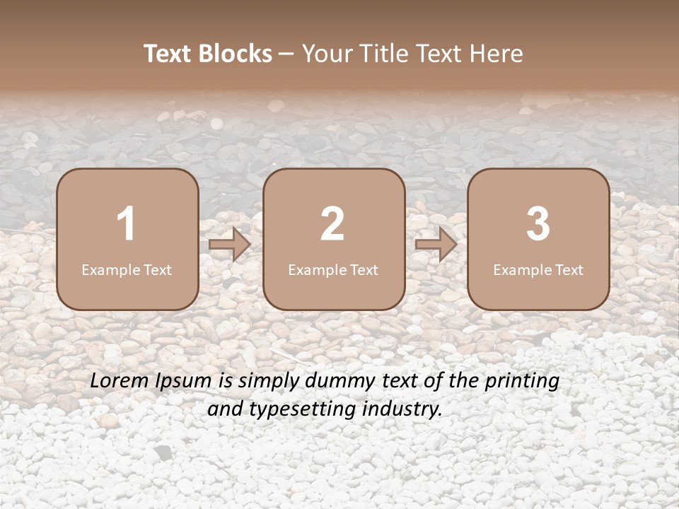 Mineral River Material PowerPoint Template