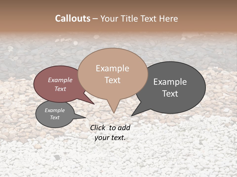 Mineral River Material PowerPoint Template