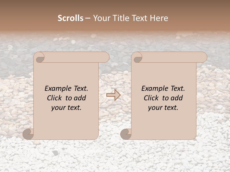 Mineral River Material PowerPoint Template