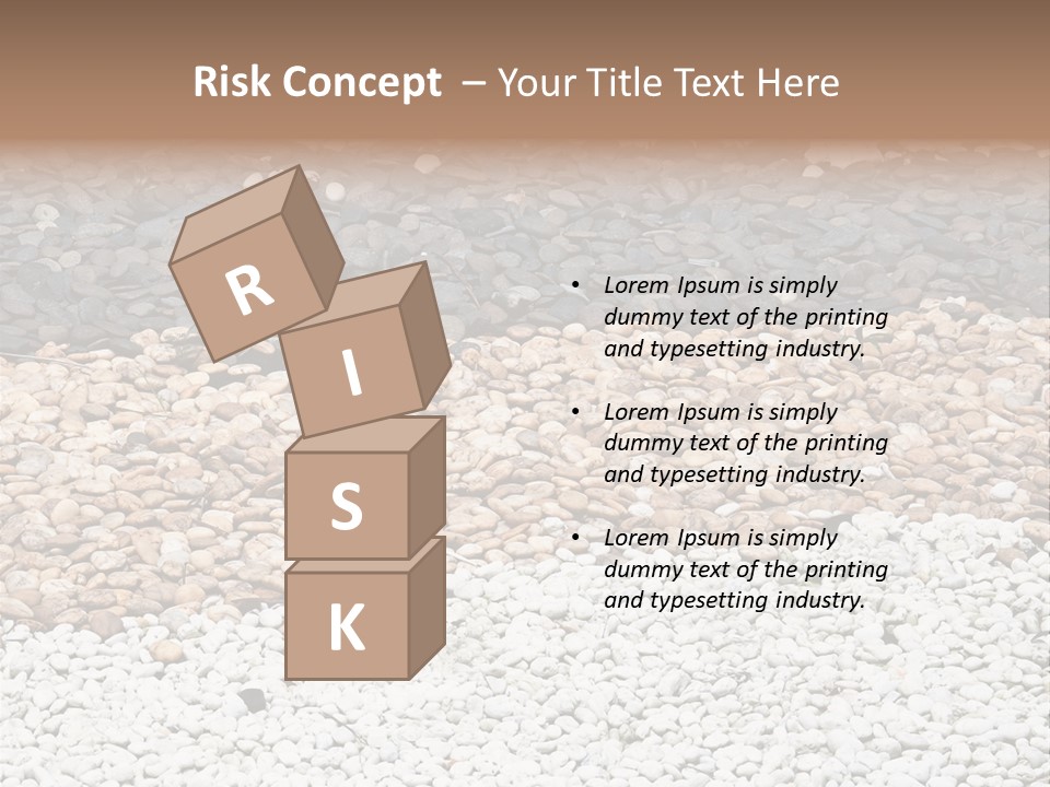 Mineral River Material PowerPoint Template