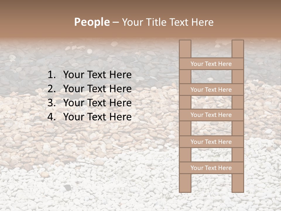 Mineral River Material PowerPoint Template