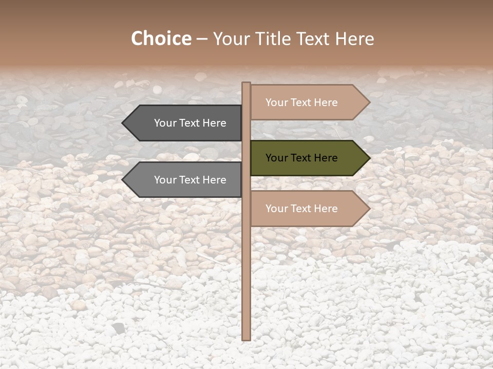 Mineral River Material PowerPoint Template