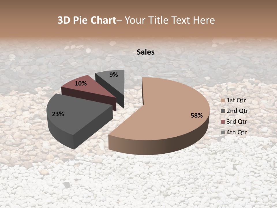 Mineral River Material PowerPoint Template