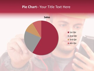 Construction Touch Helmet PowerPoint Template