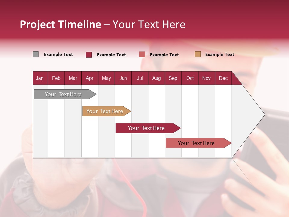 Construction Touch Helmet PowerPoint Template