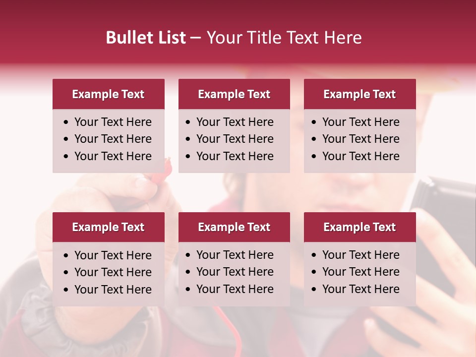 Construction Touch Helmet PowerPoint Template
