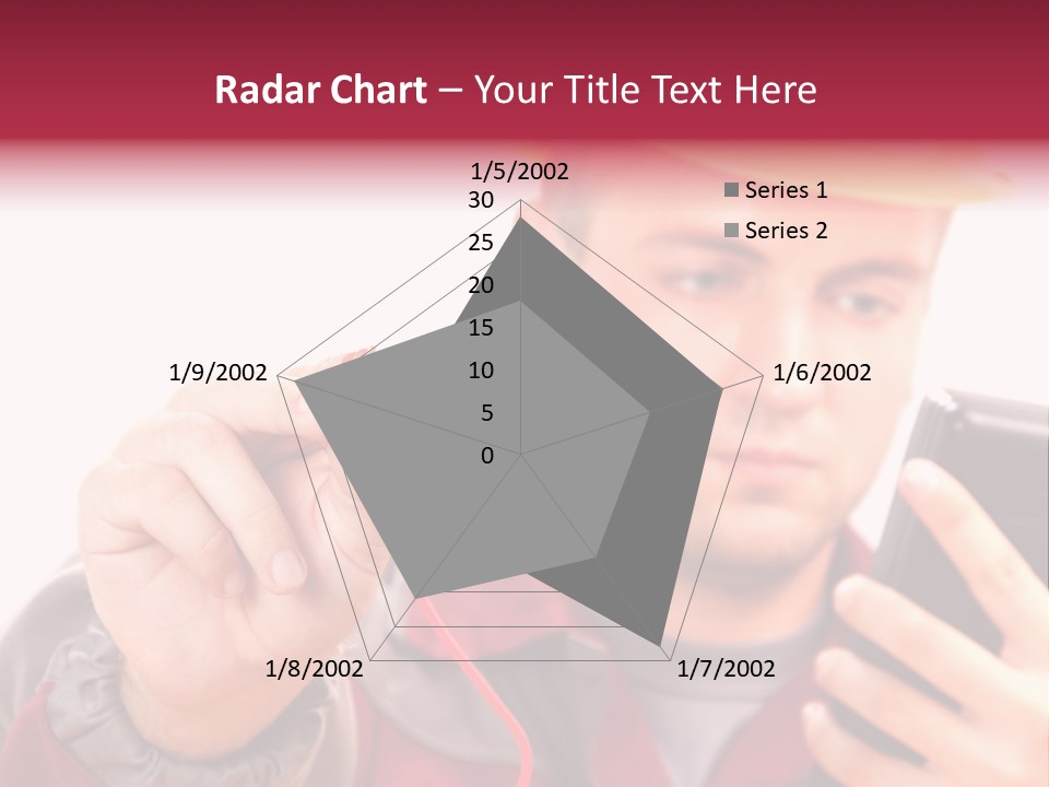 Construction Touch Helmet PowerPoint Template