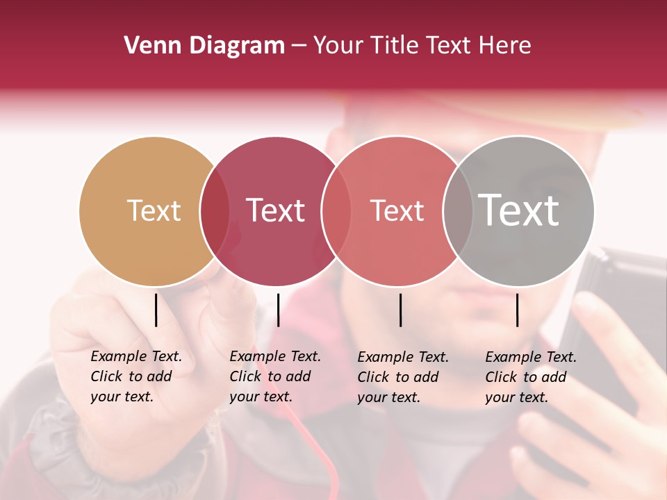 Construction Touch Helmet PowerPoint Template