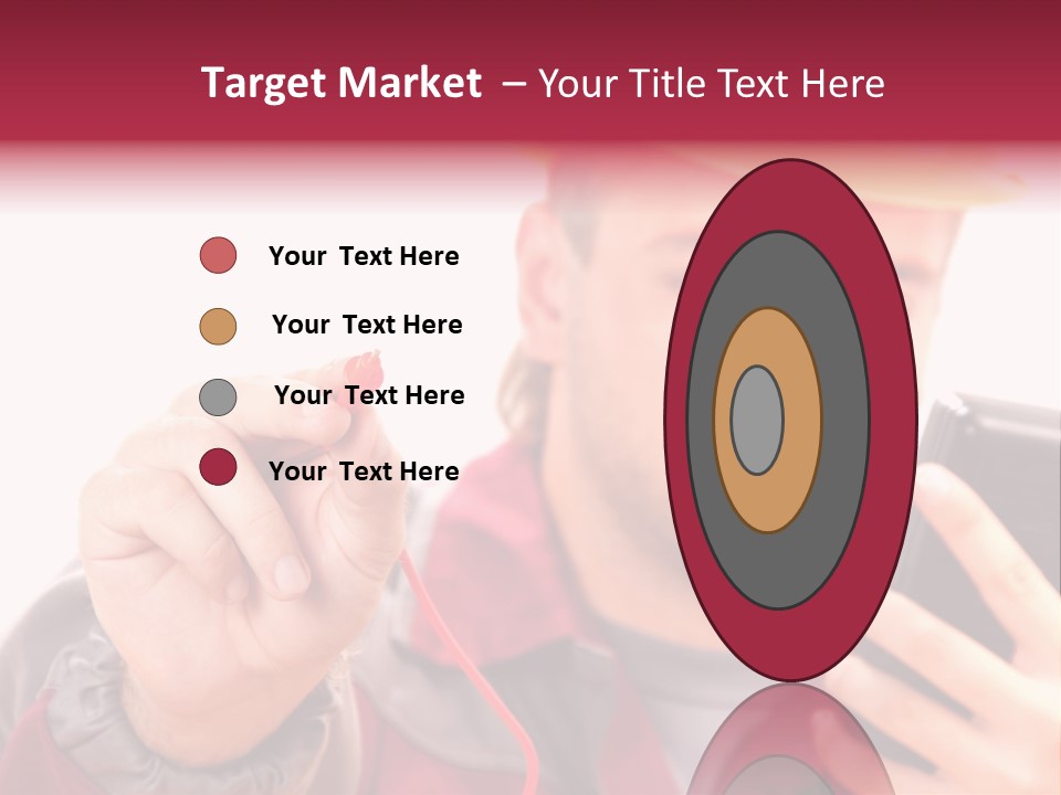 Construction Touch Helmet PowerPoint Template