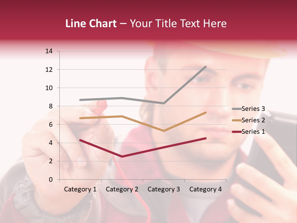 Construction Touch Helmet PowerPoint Template