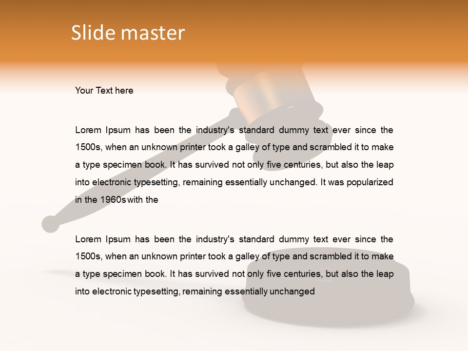 Background Order Shape PowerPoint Template