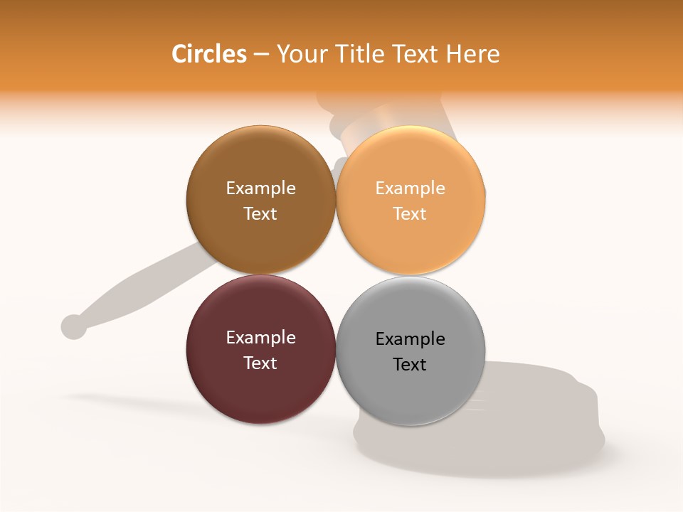 Background Order Shape PowerPoint Template