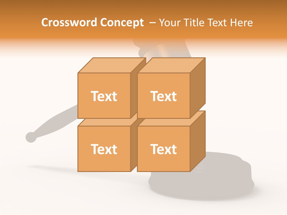 Background Order Shape PowerPoint Template