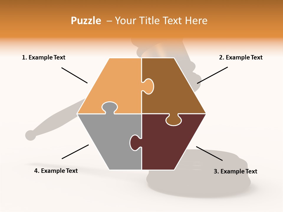 Background Order Shape PowerPoint Template