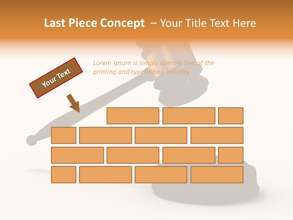 Background Order Shape PowerPoint Template