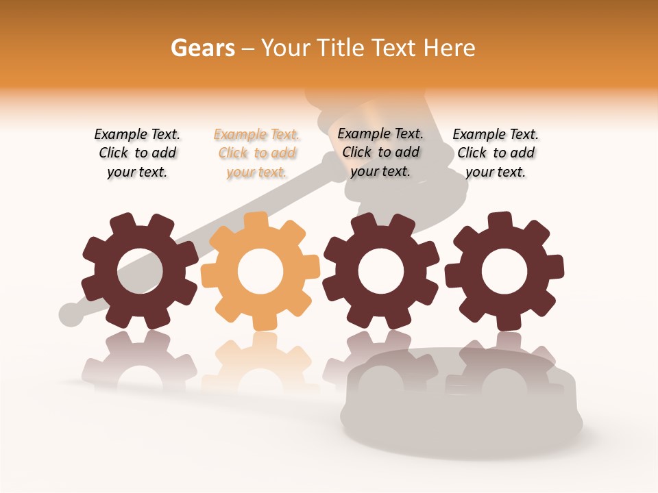 Background Order Shape PowerPoint Template