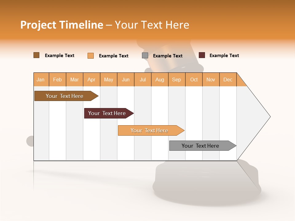 Background Order Shape PowerPoint Template
