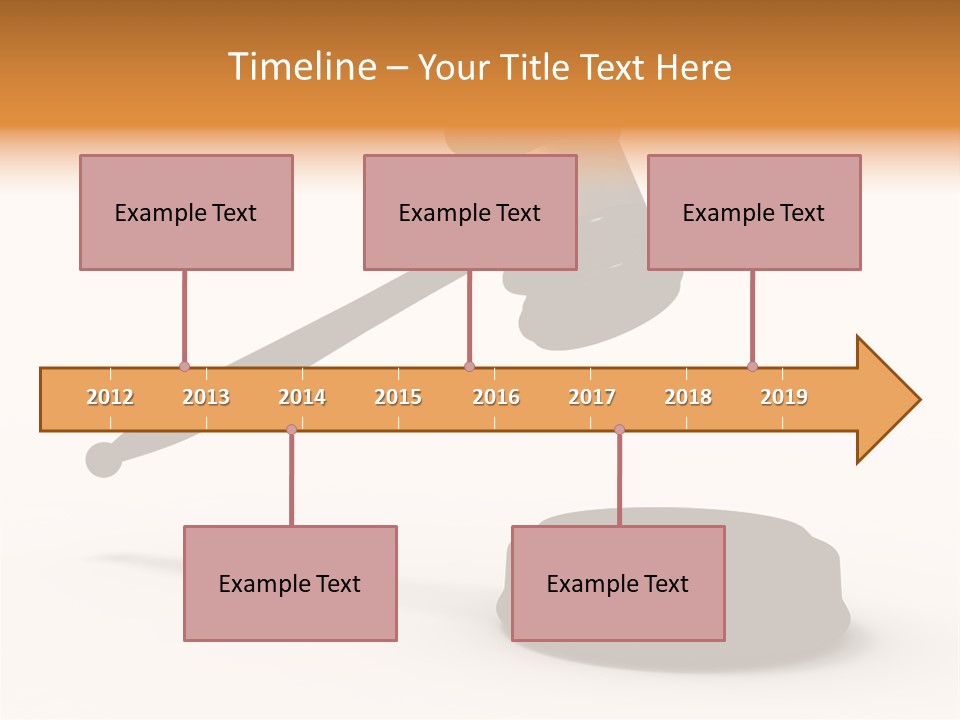 Background Order Shape PowerPoint Template