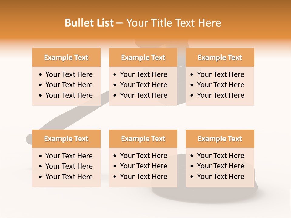 Background Order Shape PowerPoint Template