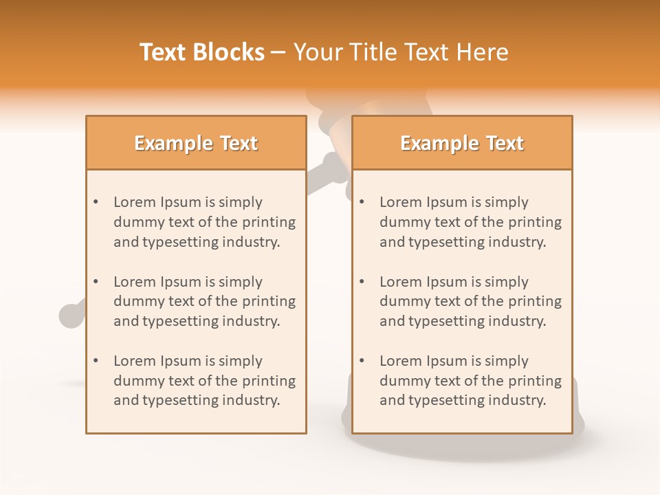 Background Order Shape PowerPoint Template
