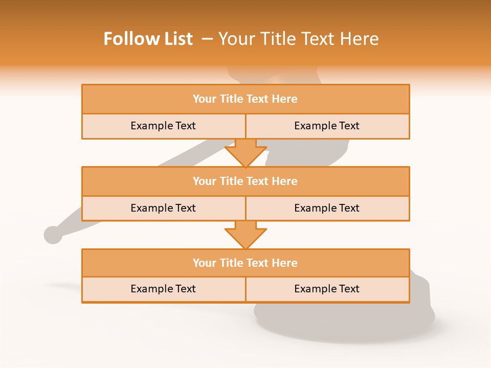 Background Order Shape PowerPoint Template