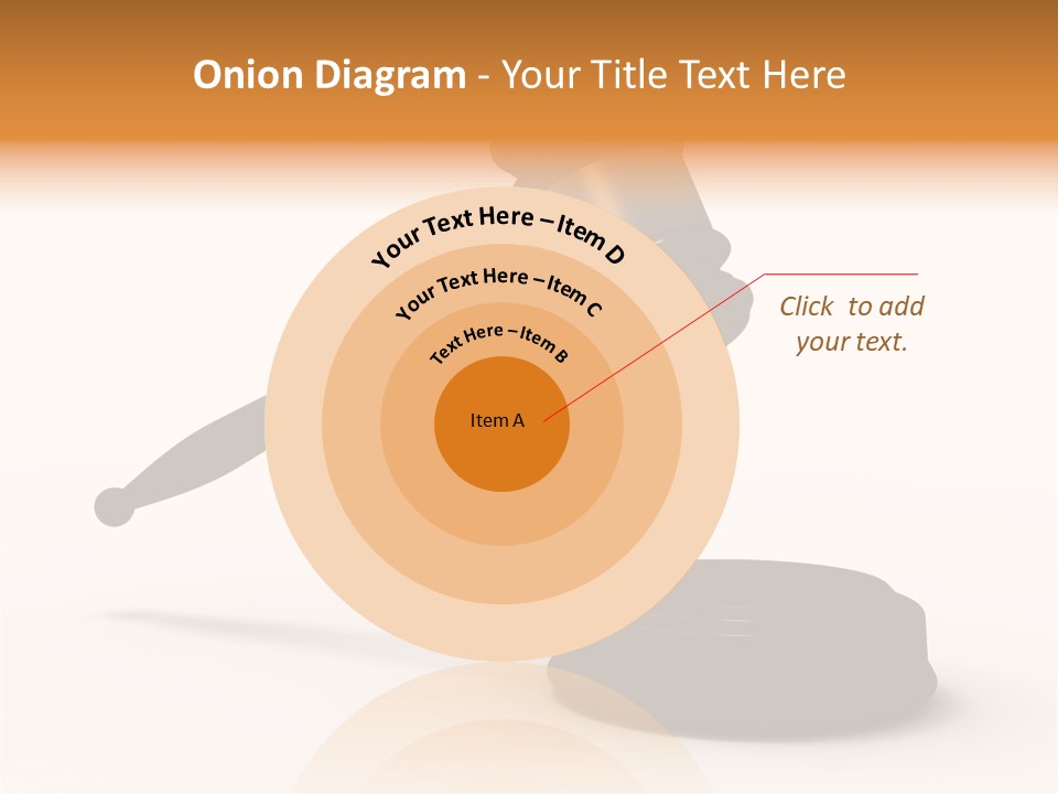 Background Order Shape PowerPoint Template
