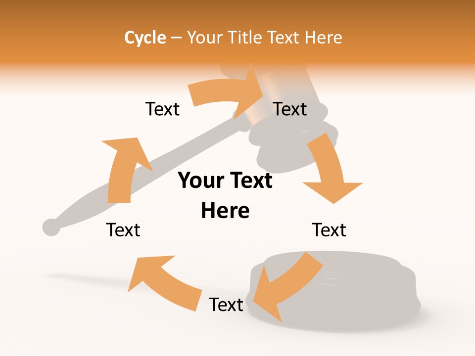 Background Order Shape PowerPoint Template