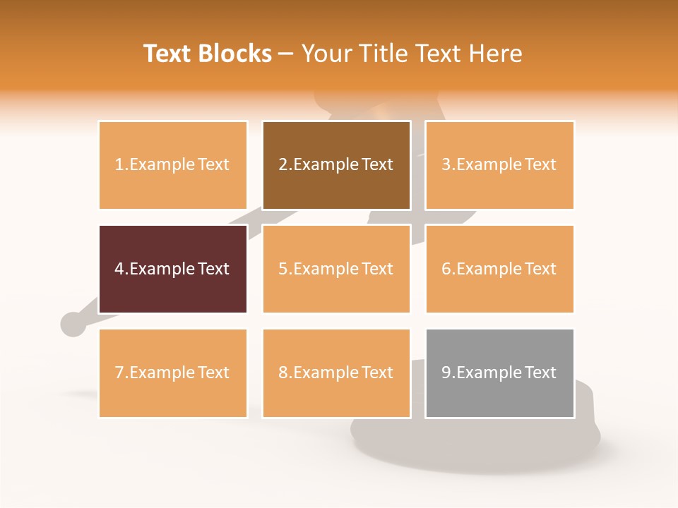 Background Order Shape PowerPoint Template