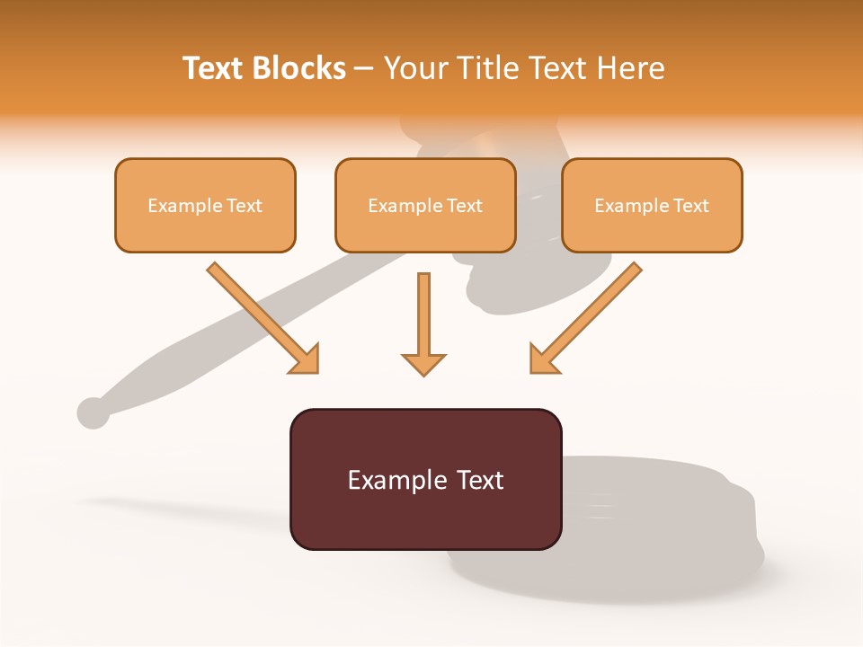 Background Order Shape PowerPoint Template