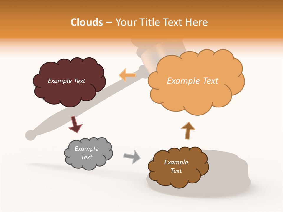 Background Order Shape PowerPoint Template