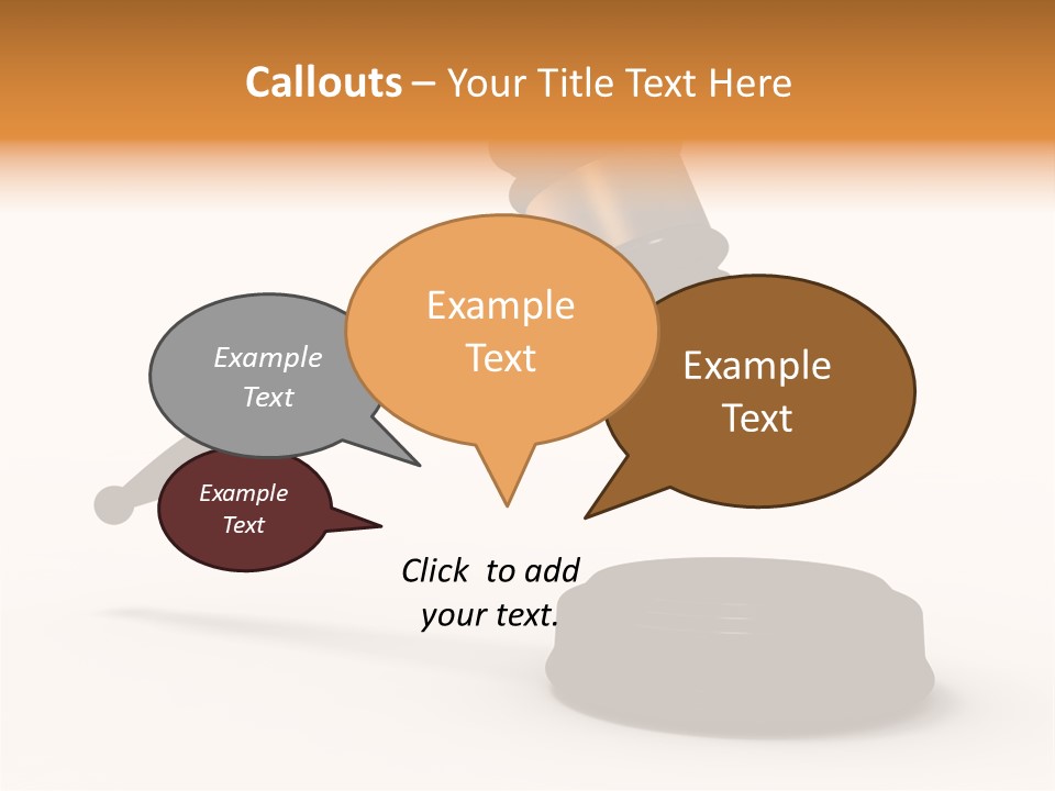 Background Order Shape PowerPoint Template