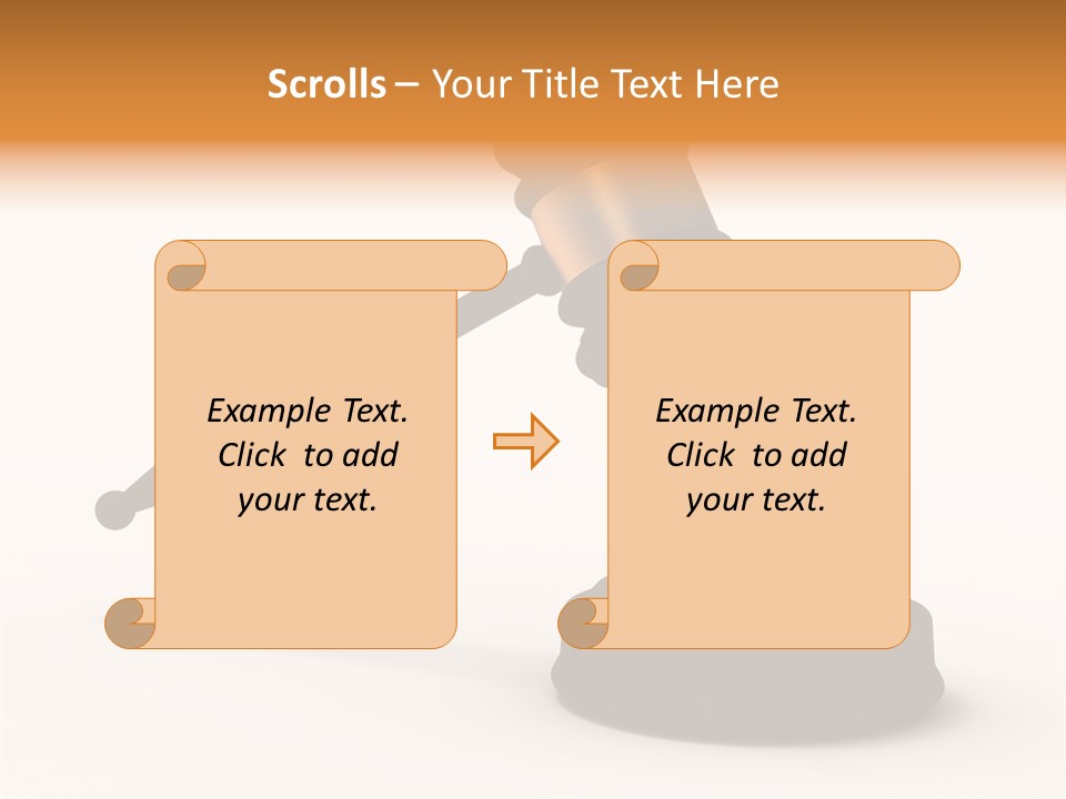 Background Order Shape PowerPoint Template