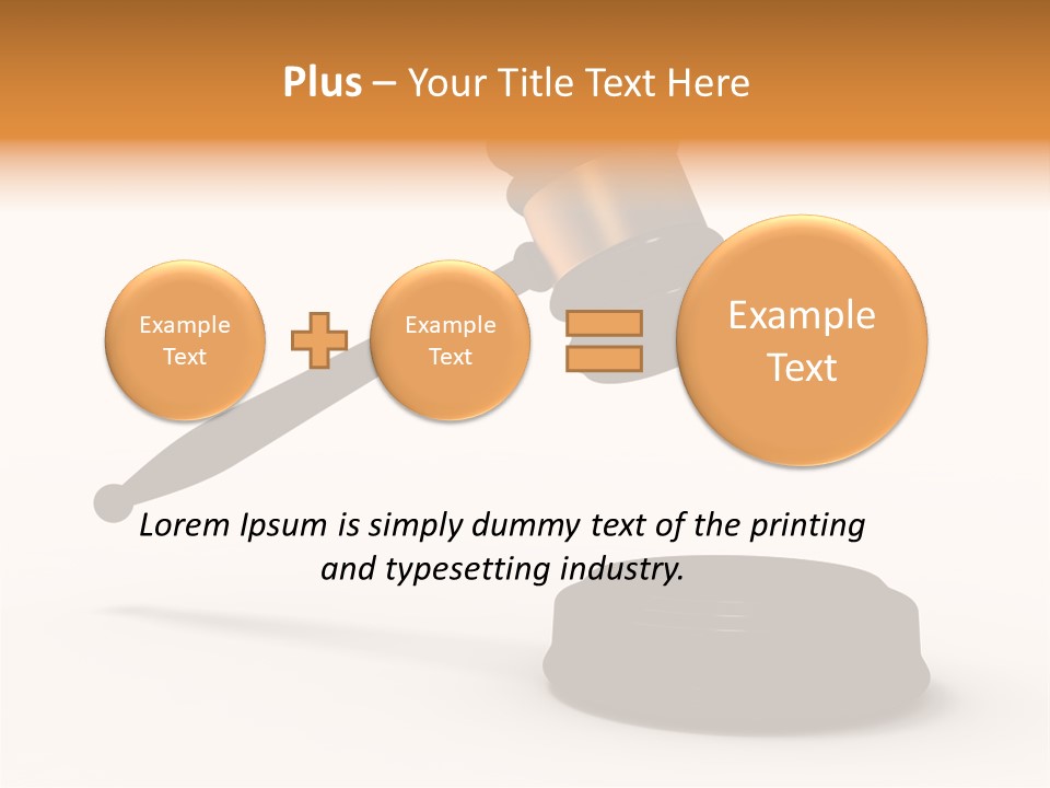 Background Order Shape PowerPoint Template