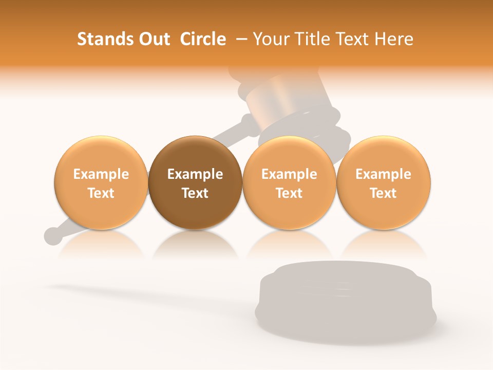 Background Order Shape PowerPoint Template