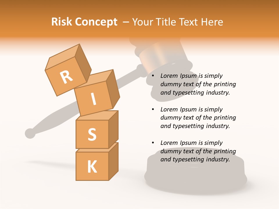 Background Order Shape PowerPoint Template