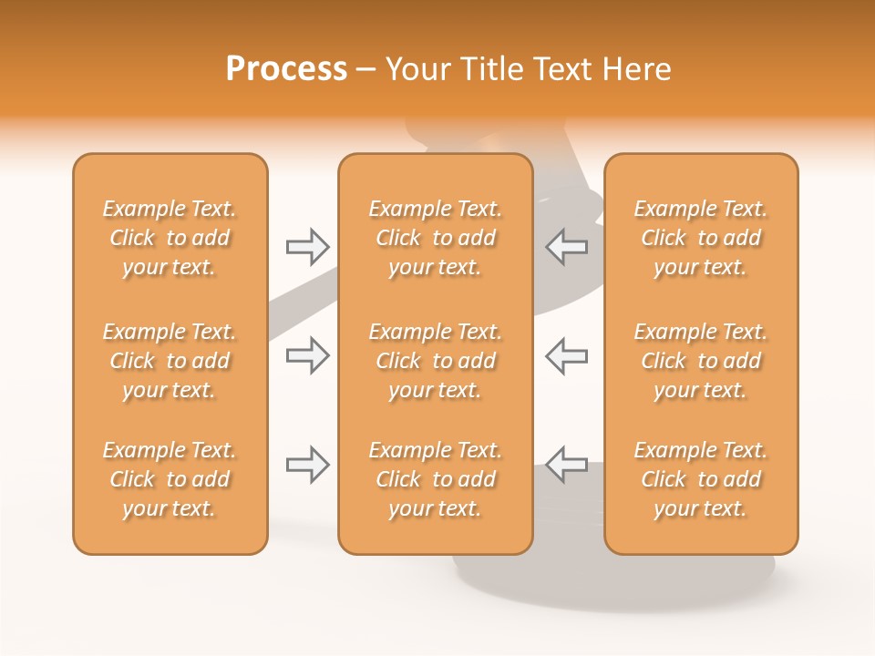 Background Order Shape PowerPoint Template