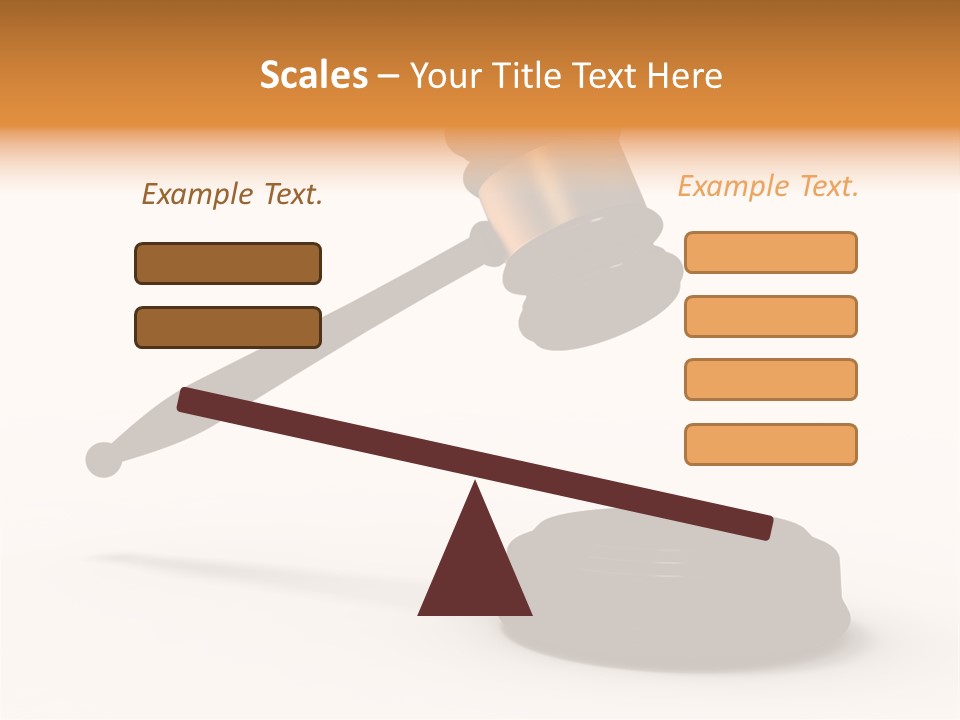 Background Order Shape PowerPoint Template