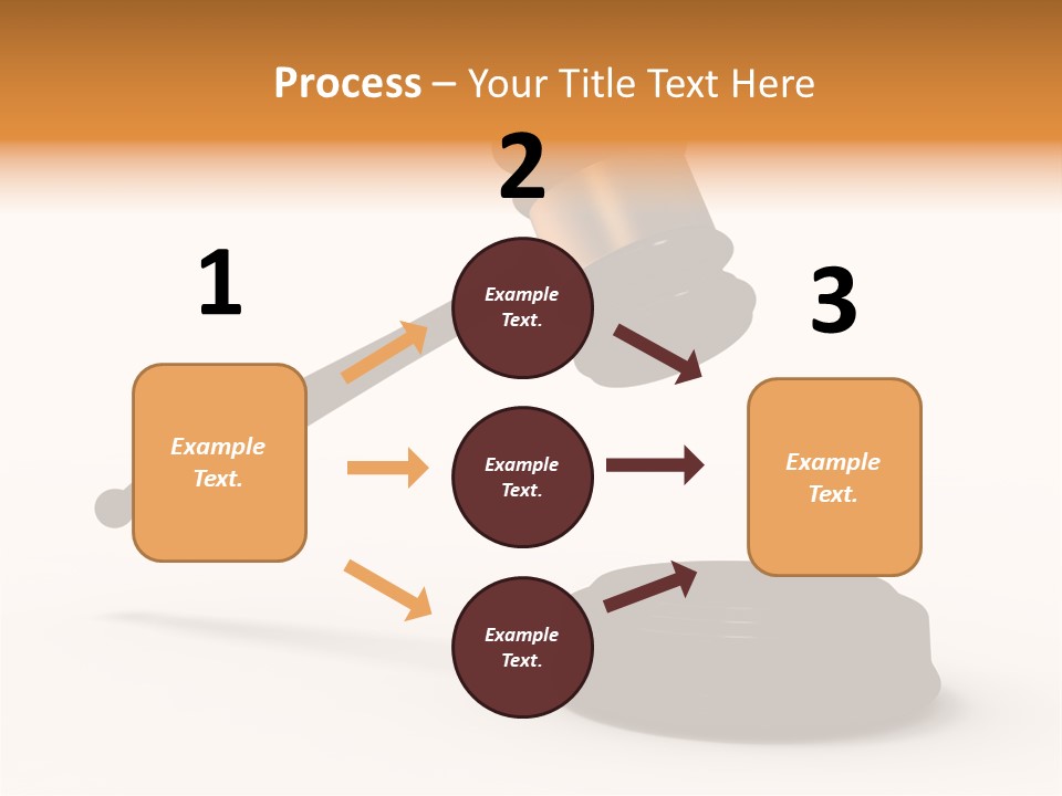 Background Order Shape PowerPoint Template