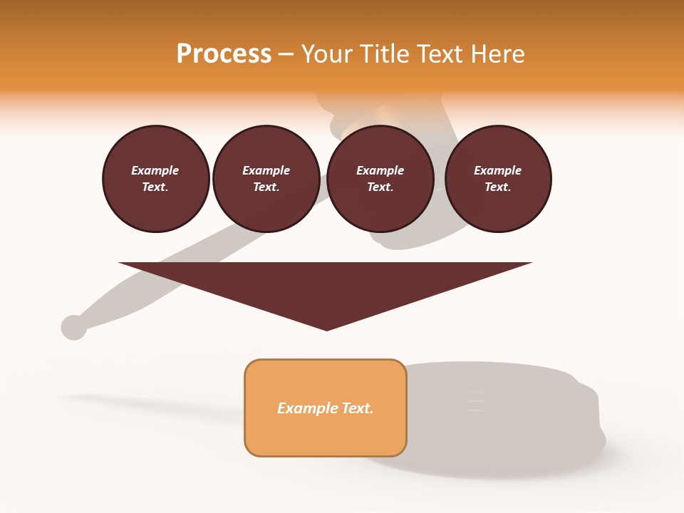 Background Order Shape PowerPoint Template