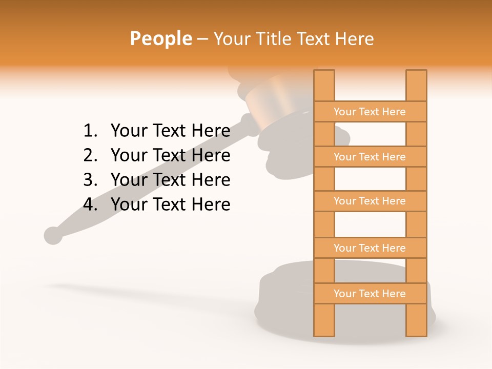 Background Order Shape PowerPoint Template