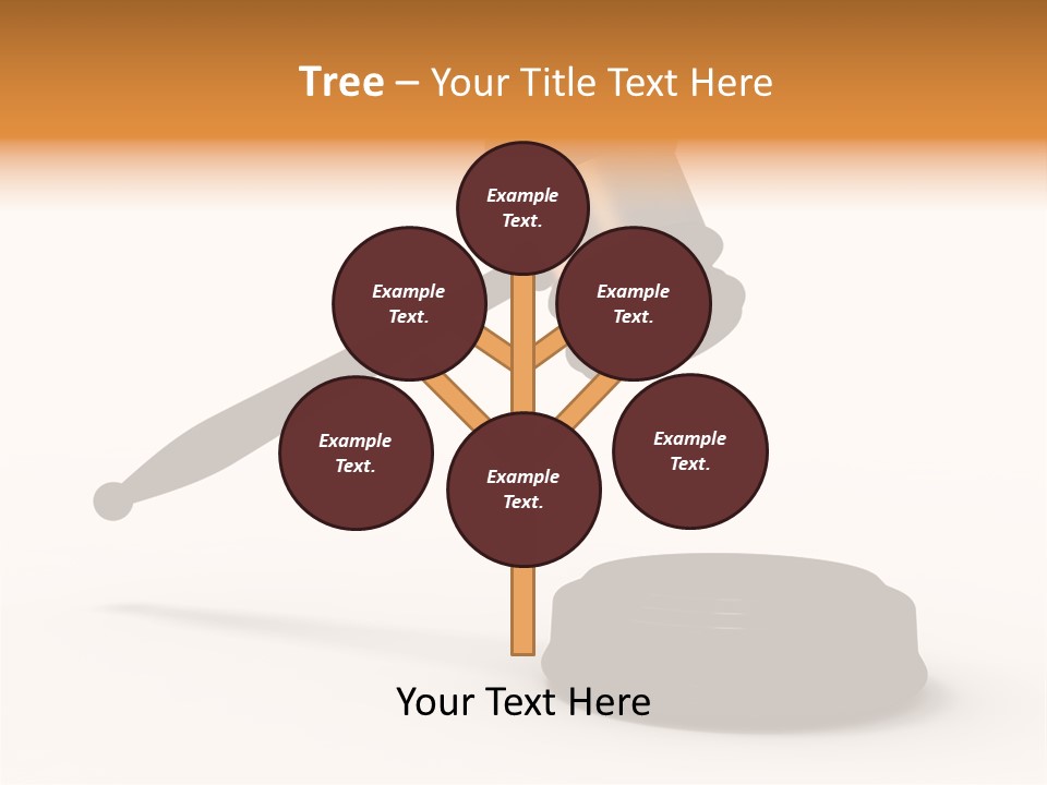 Background Order Shape PowerPoint Template